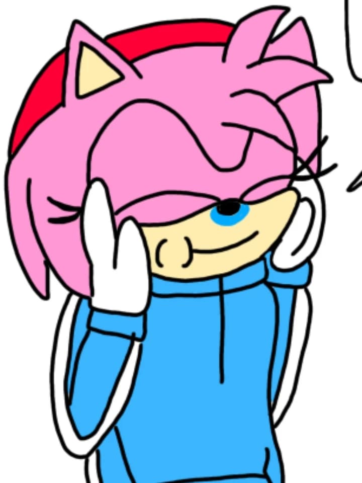 Amy rose wearing Violet Beauregarde's tracksuit thumbnail
