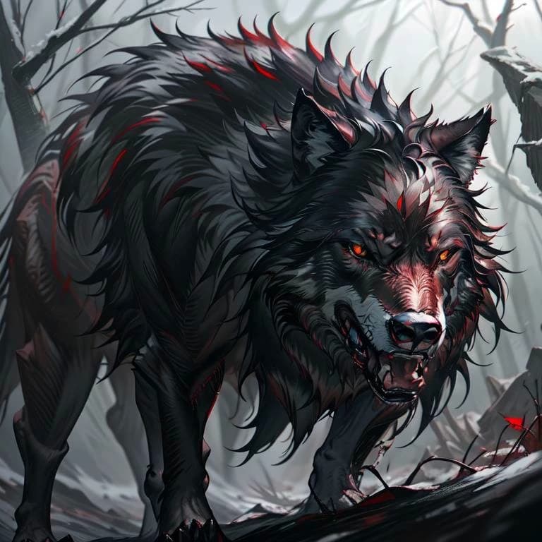 Yukon, not-so-vicious Dire Wolf thumbnail