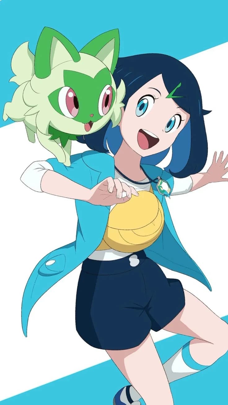 Liko & Sprigatito (Pokemon Fusion) thumbnail