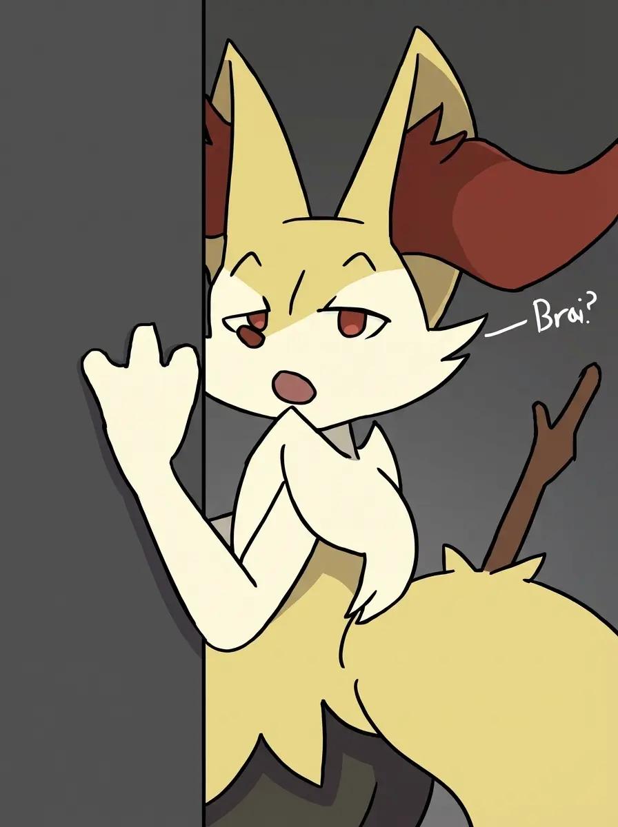 Wild Braixen (pokémon) thumbnail