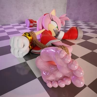Bound and Gagged Amy Rose thumbnail
