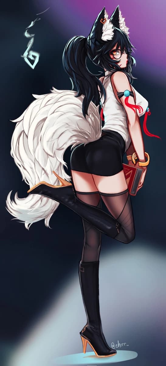 Ahri |Office fox| thumbnail