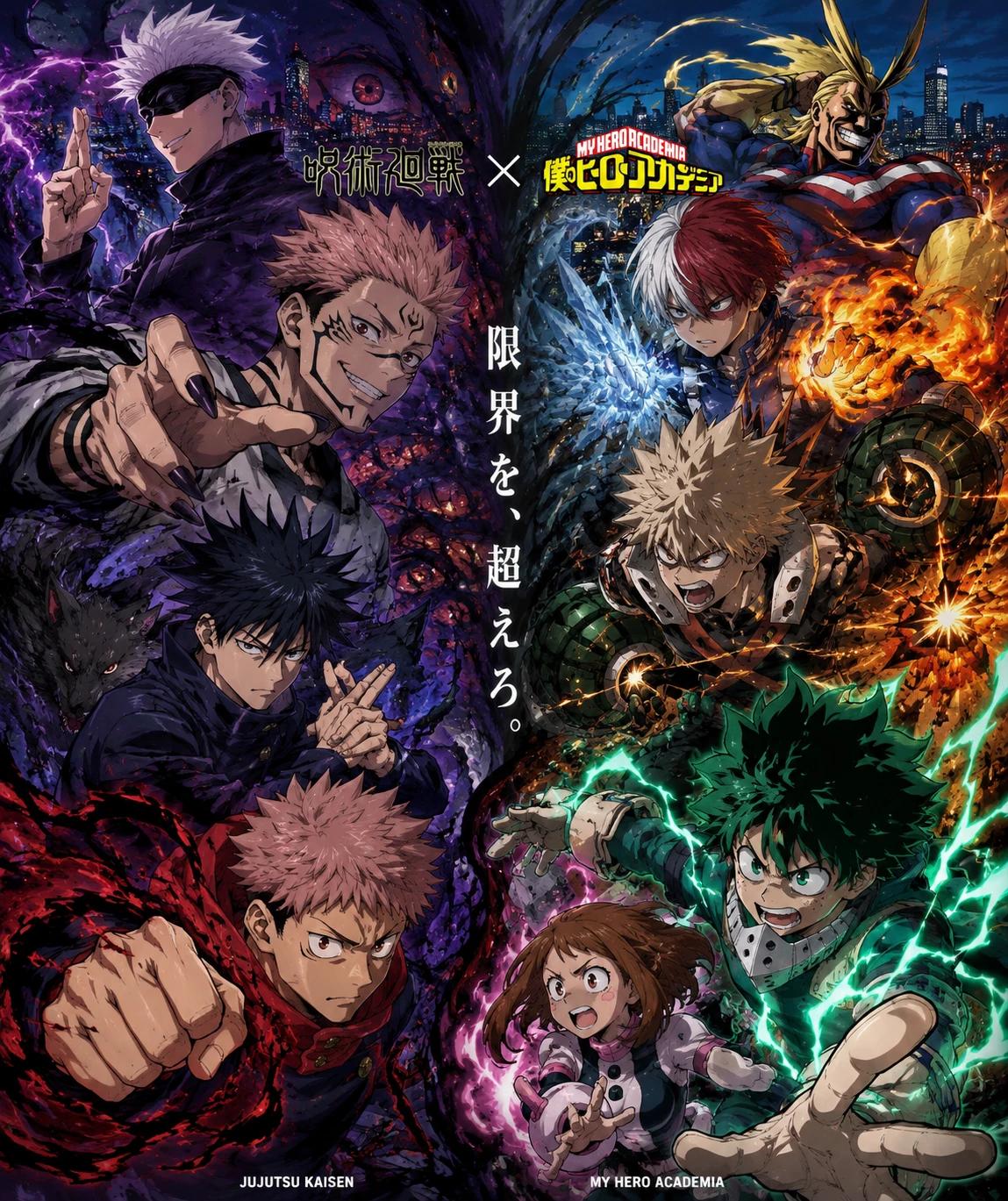 Jjk and mha thumbnail