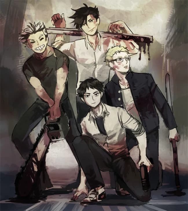 Haikyuu apocalypse zombie  thumbnail