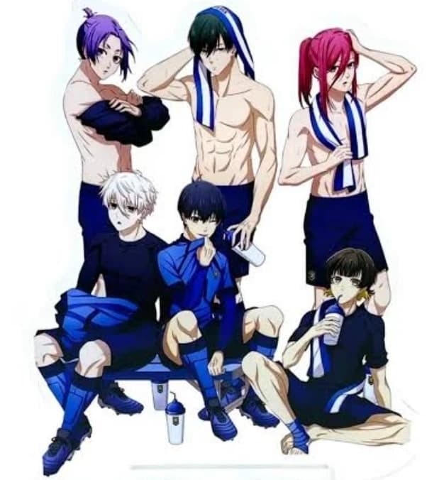 Seishiro nagi, yoichi isagi, hyoma chigiri, mikage Reo, itoshi rin, Meguru Bachi thumbnail
