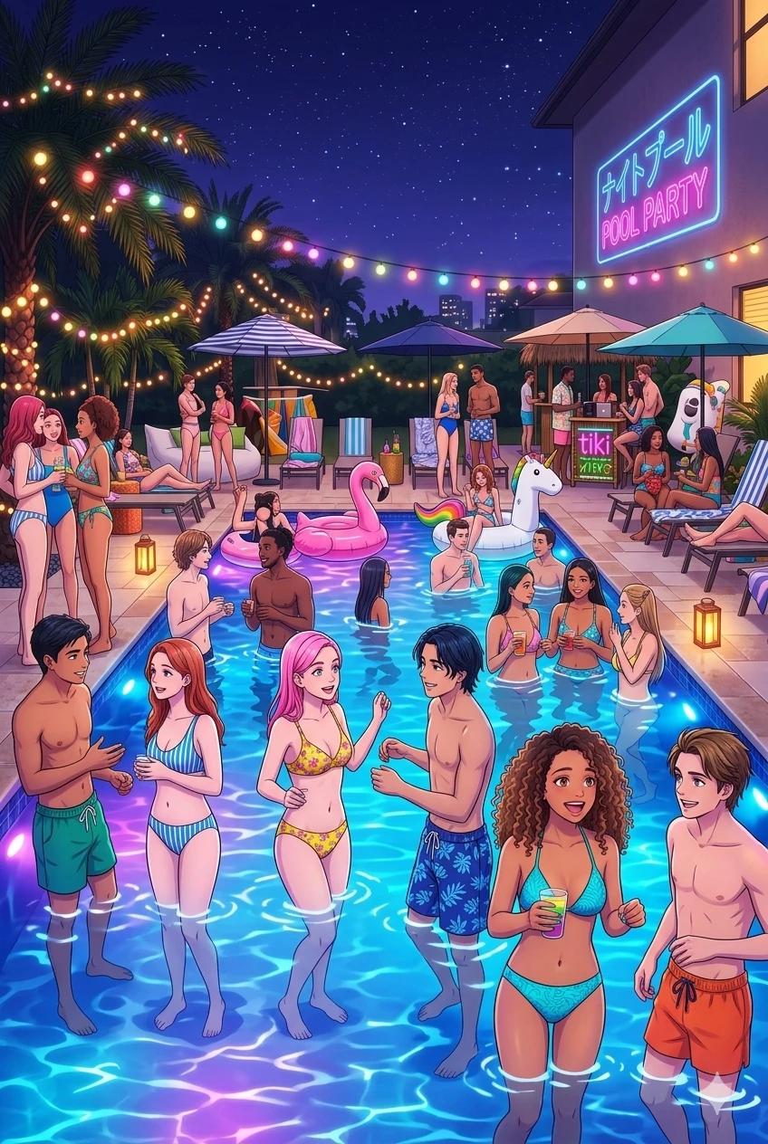 The pool party  thumbnail