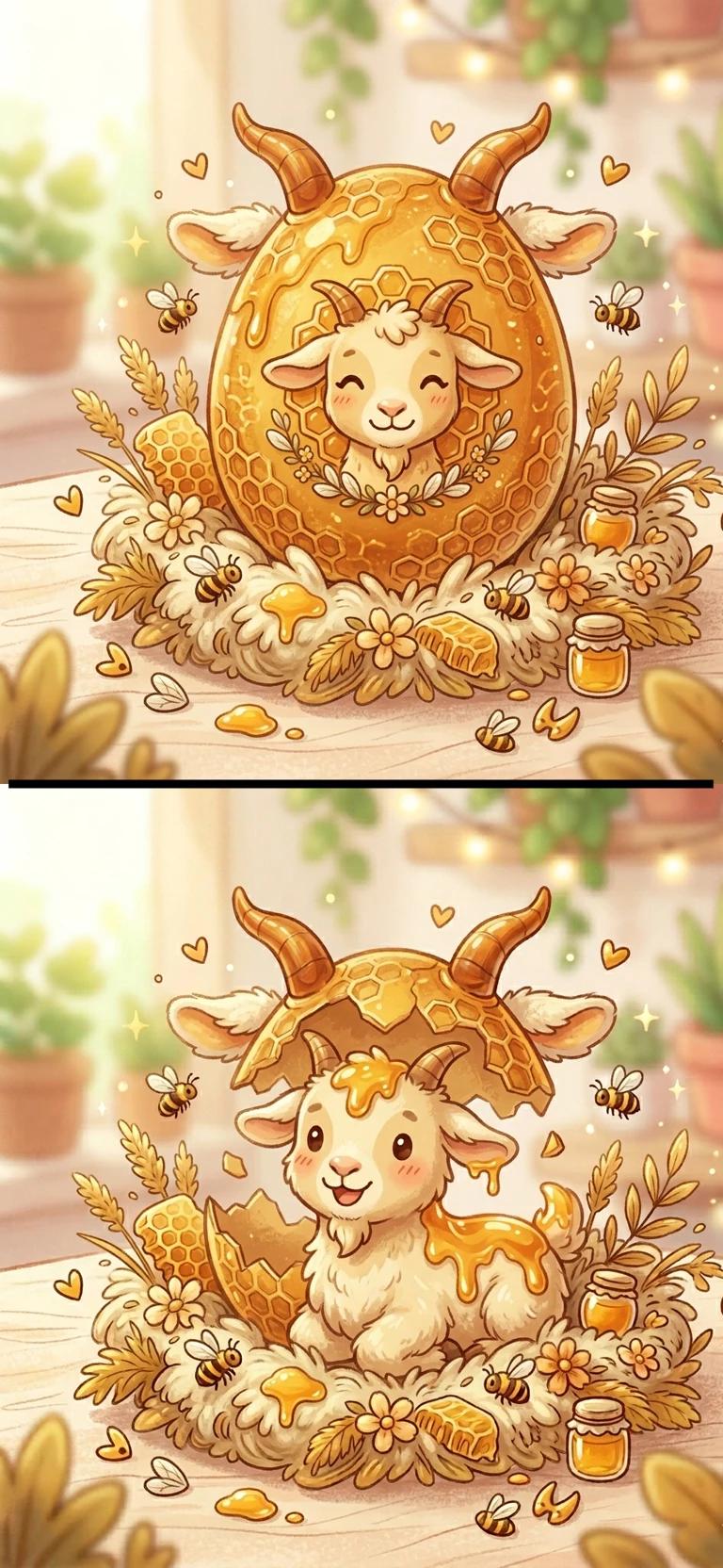 MYSTERIOUS EGG: goat + honey thumbnail