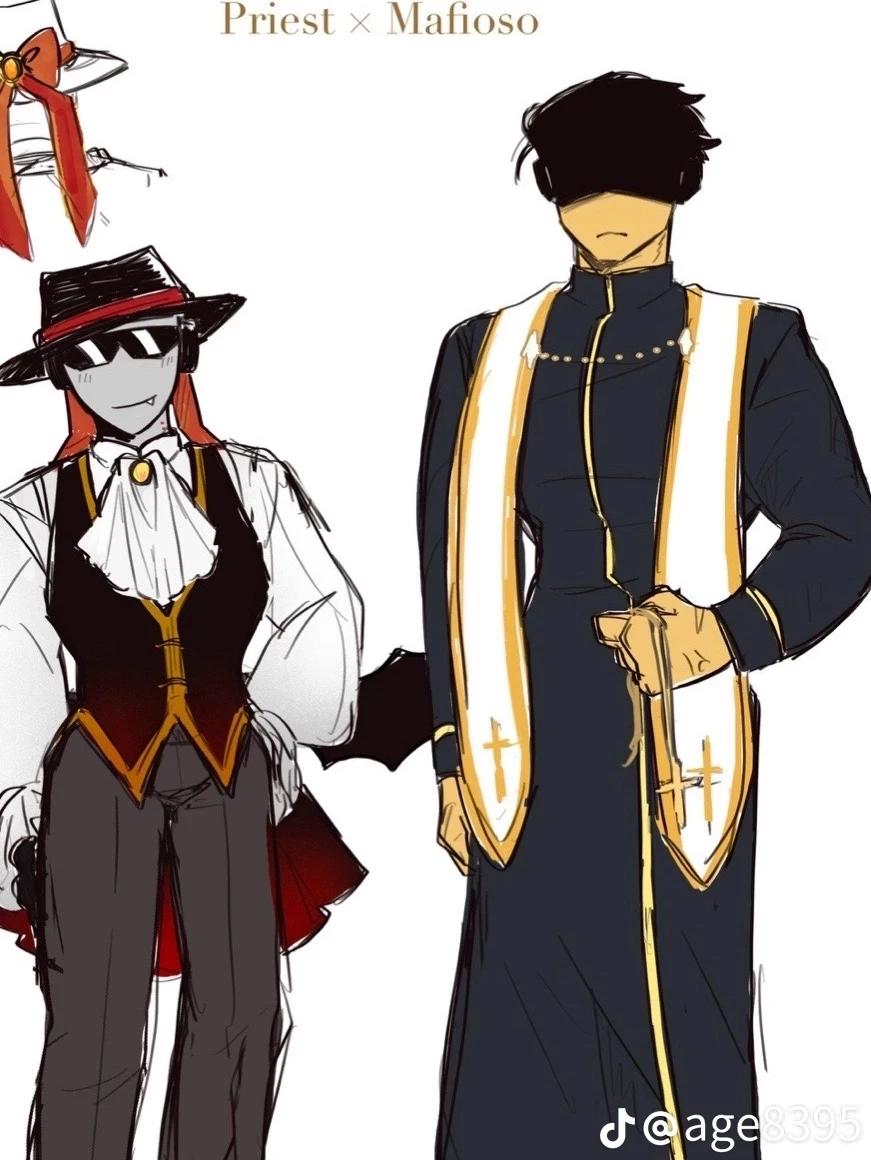 mafioso sacerdote o(*￣▽￣*)ブdoublé fedora thumbnail