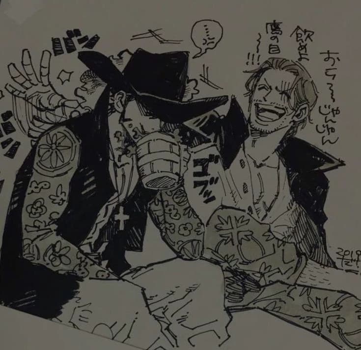 Mihawk and Shanks thumbnail