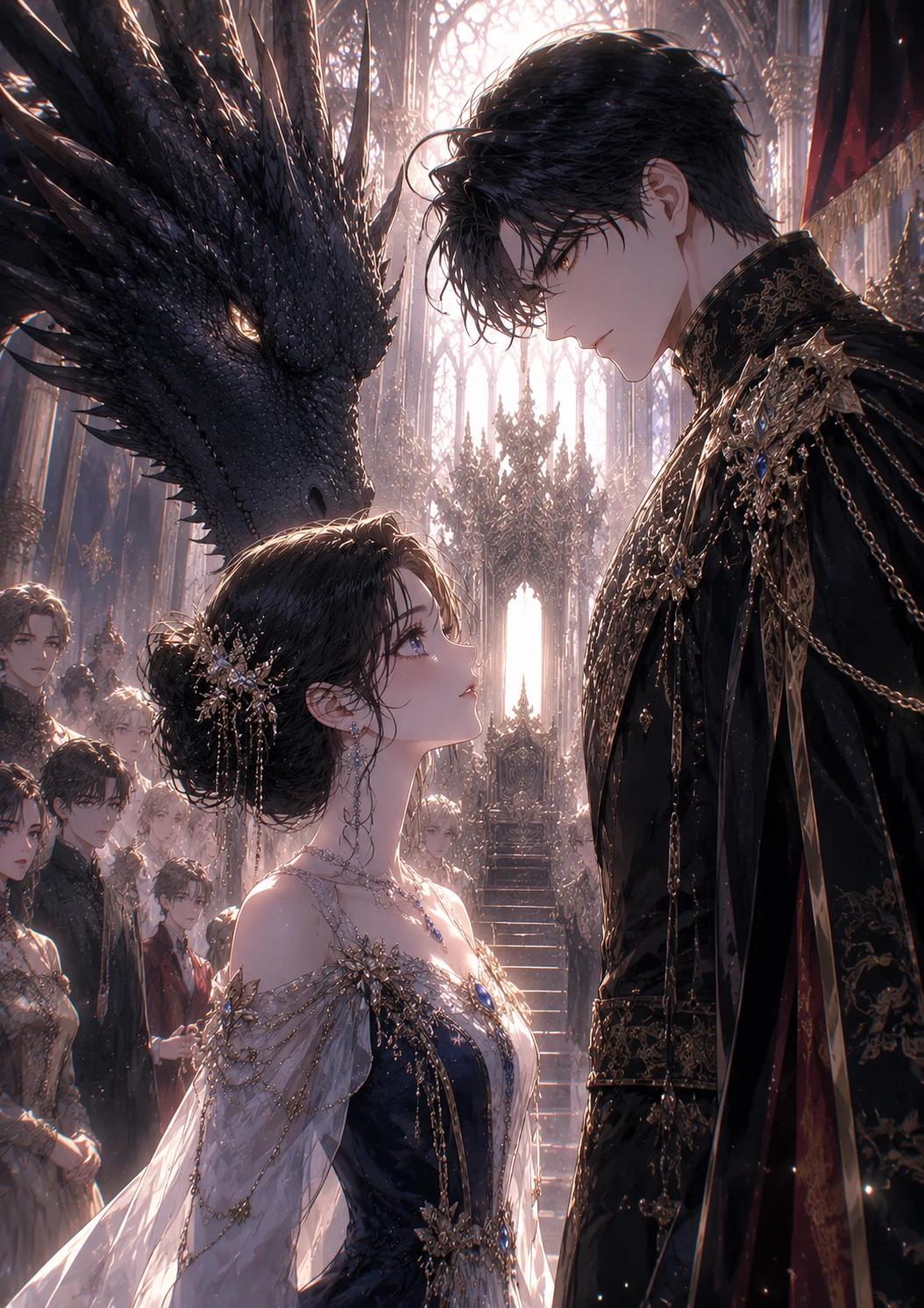 Crown Prince Theron Valerius - The Saintess Chosen by the Cursed Dragon thumbnail