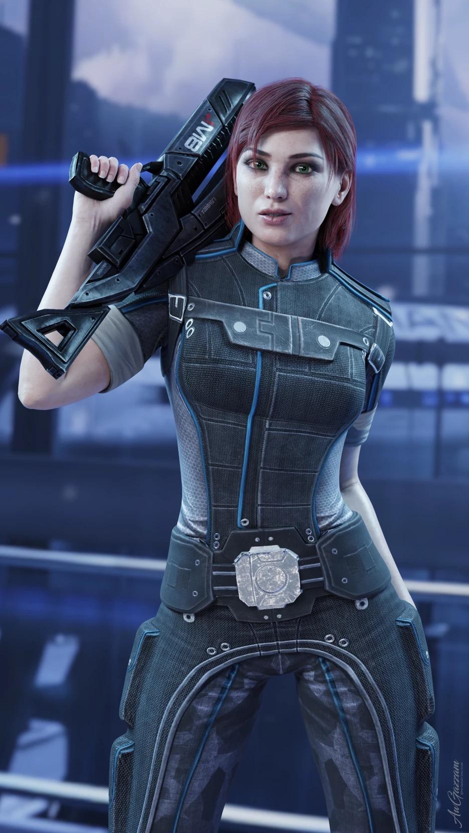 Jane Shepard - Paragon, she's been distracted recently thumbnail