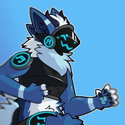 Bluxy protogen (your roommate friend) thumbnail