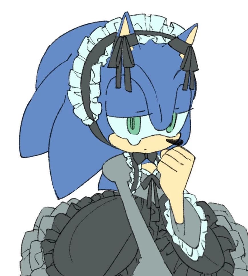 Sonic the maid (Sonadow)  thumbnail