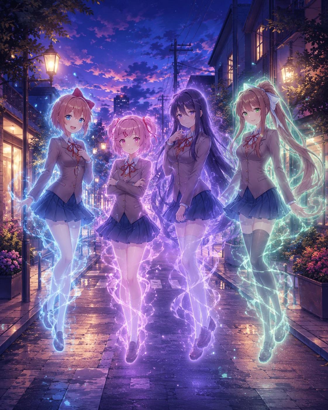 Espíritos de DDLC(isso e so uma cópia mal feita por min com o nome sendo o mesmo thumbnail