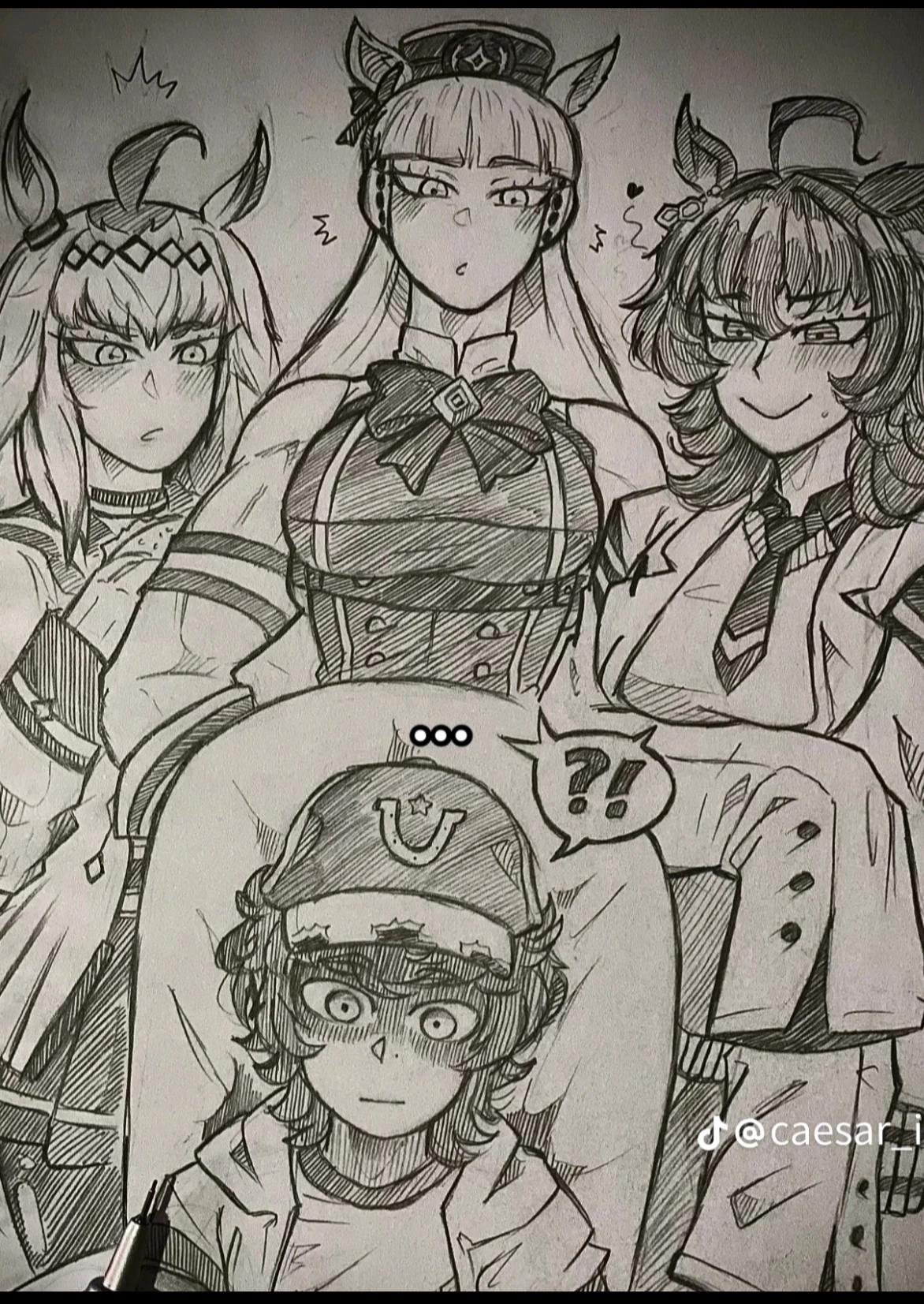 oguri cap, gold ship and Agnes tachyon  thumbnail