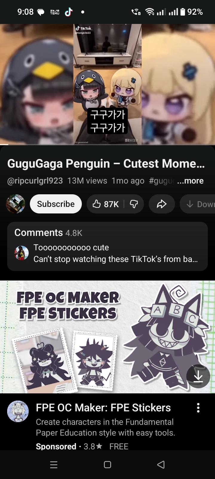 Googoogaga penguin thumbnail
