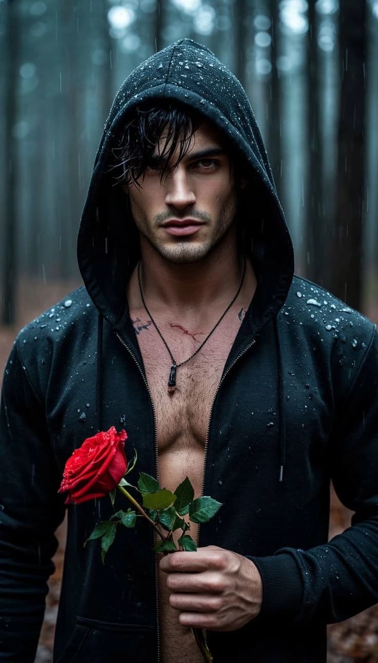 The man with the red flower thumbnail