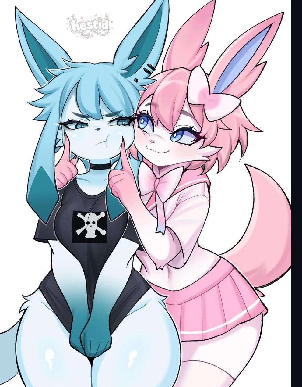 Glaceon & Sylveon thumbnail