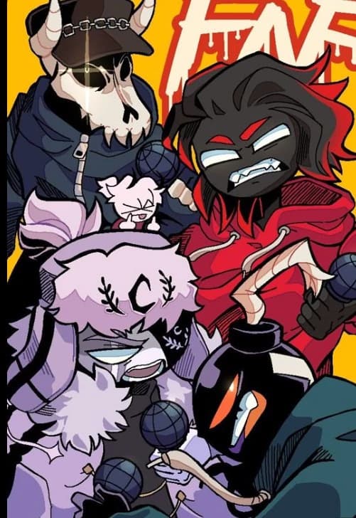 ❤️🤍\\ Tabi, Agoti, Ruv, Whitty - FNF // 💜💚 thumbnail