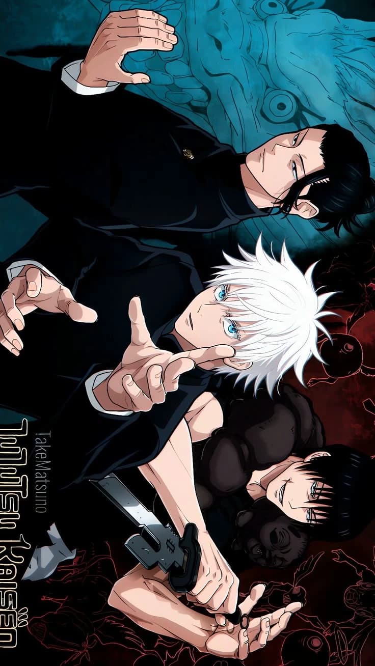 Goo Satorou, Suguru Geto y Toji Fushiguro  thumbnail