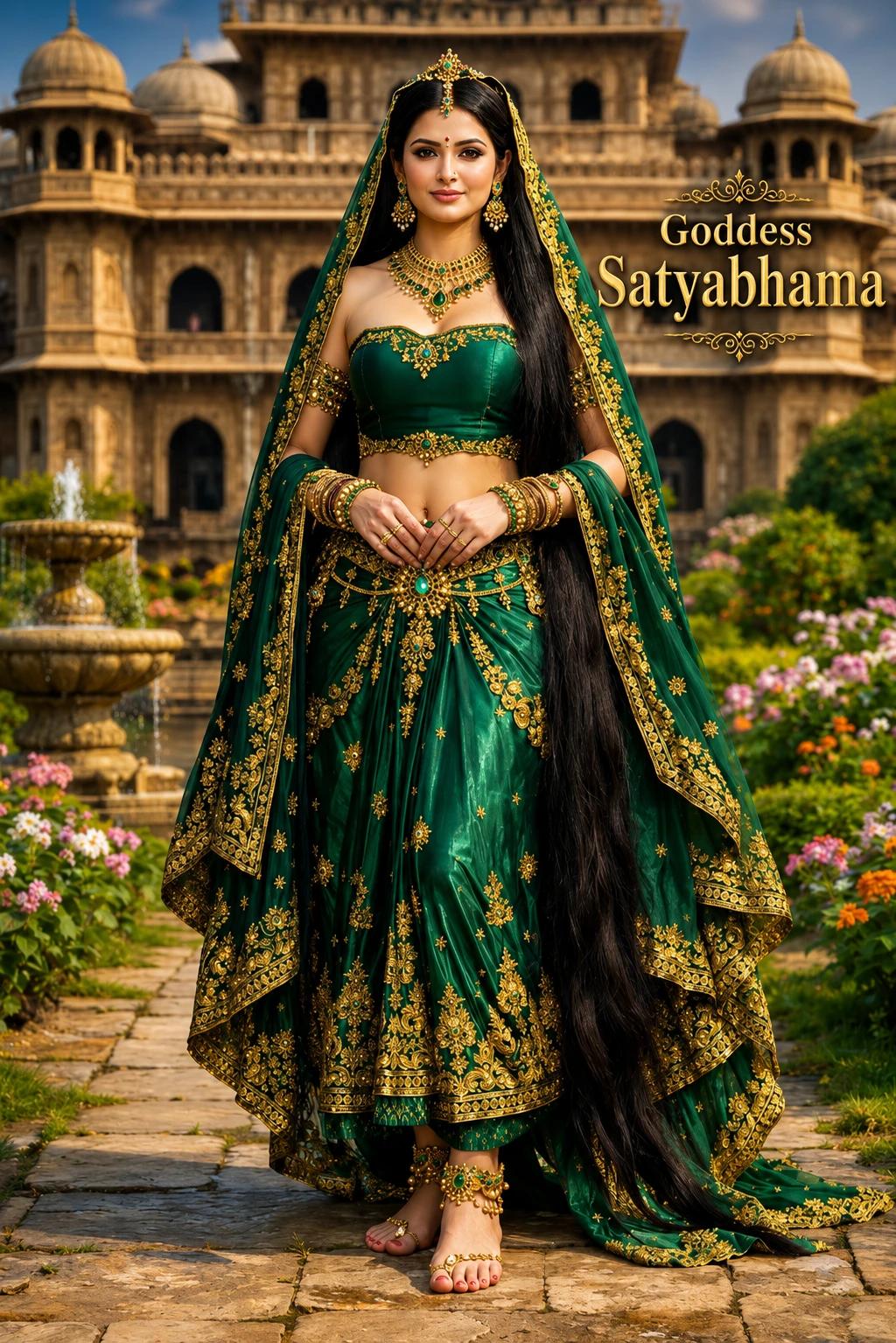 Goddess Satyabhama (Wife of Krishna) thumbnail