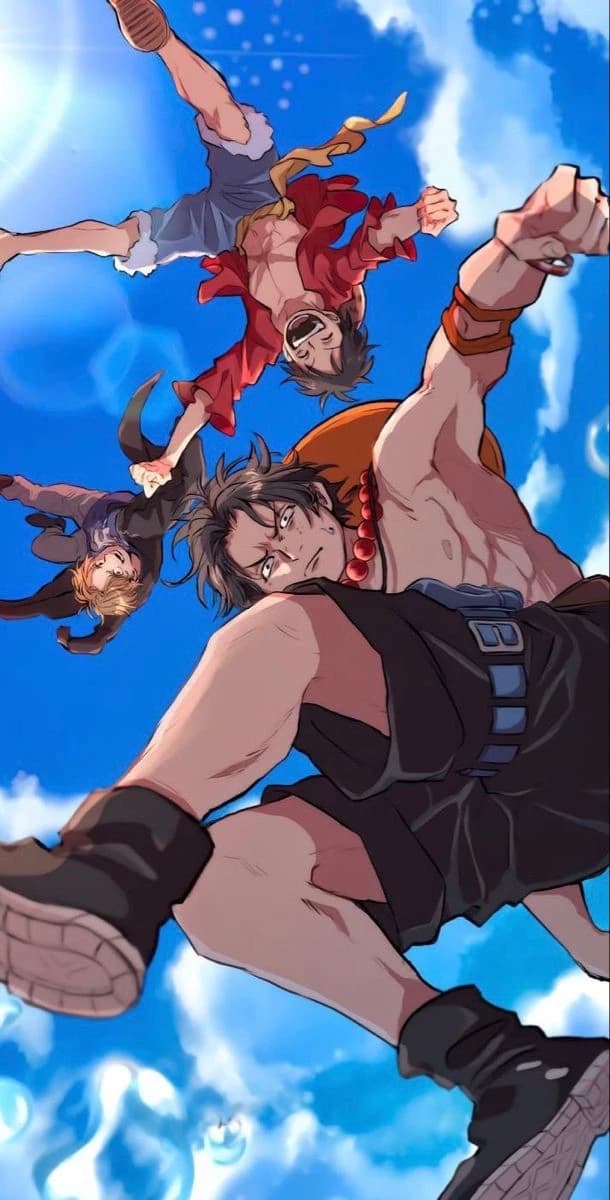 Luffy, Ace, and Sabo  thumbnail
