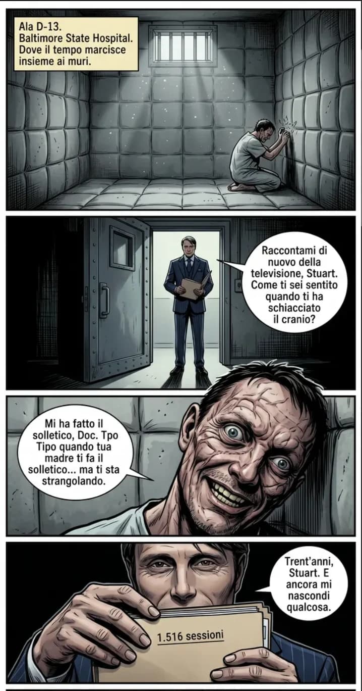Hannibal Lecter is portrayed by Stu Macher in "The Silence of Eternal Screams." thumbnail