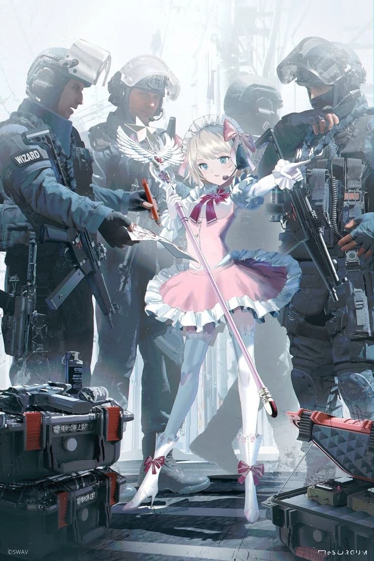 Pink army members  thumbnail
