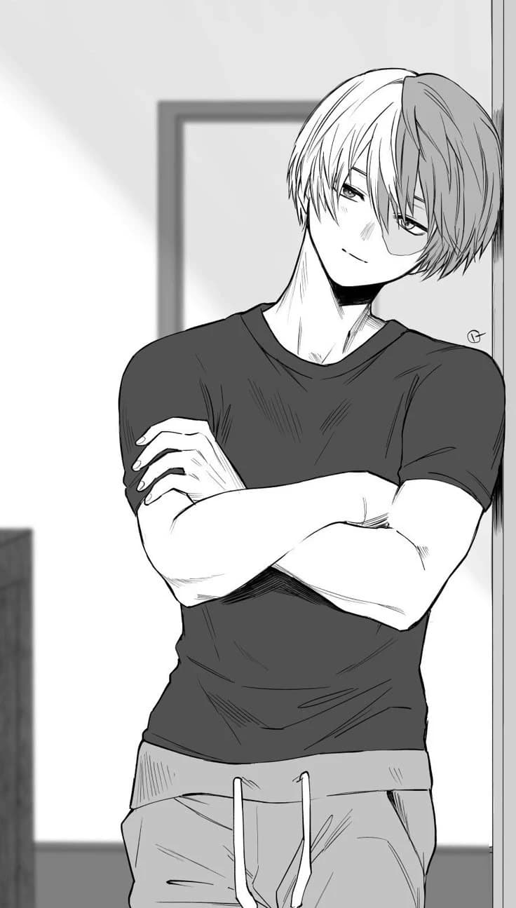Shoto Todoroki || Pro hero and also your child's father for a villain mom thumbnail
