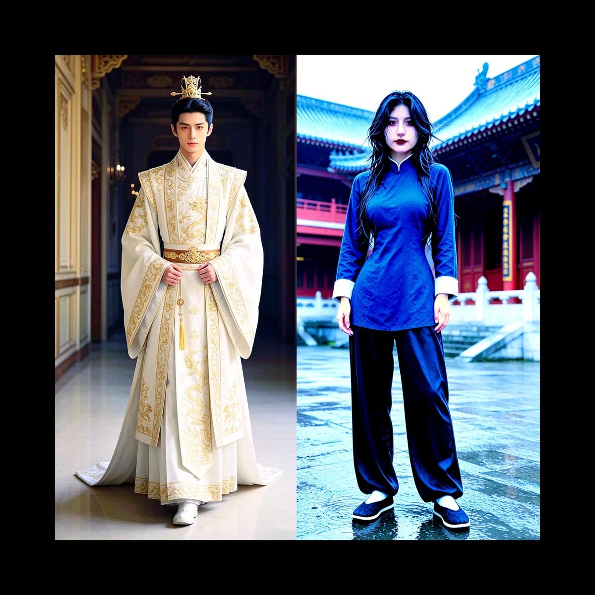 The young prince and The red flower with thorns thumbnail