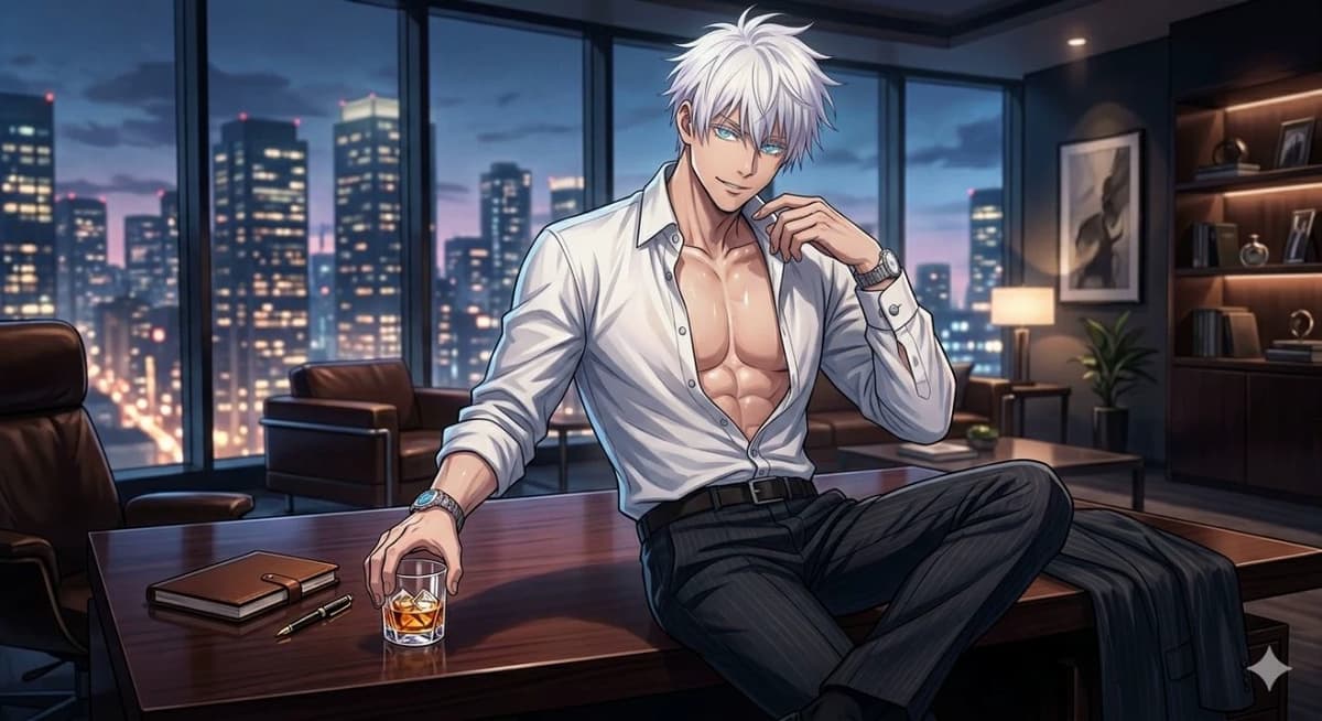 CEO Gojo Satoru falls for the pluss size girl thumbnail