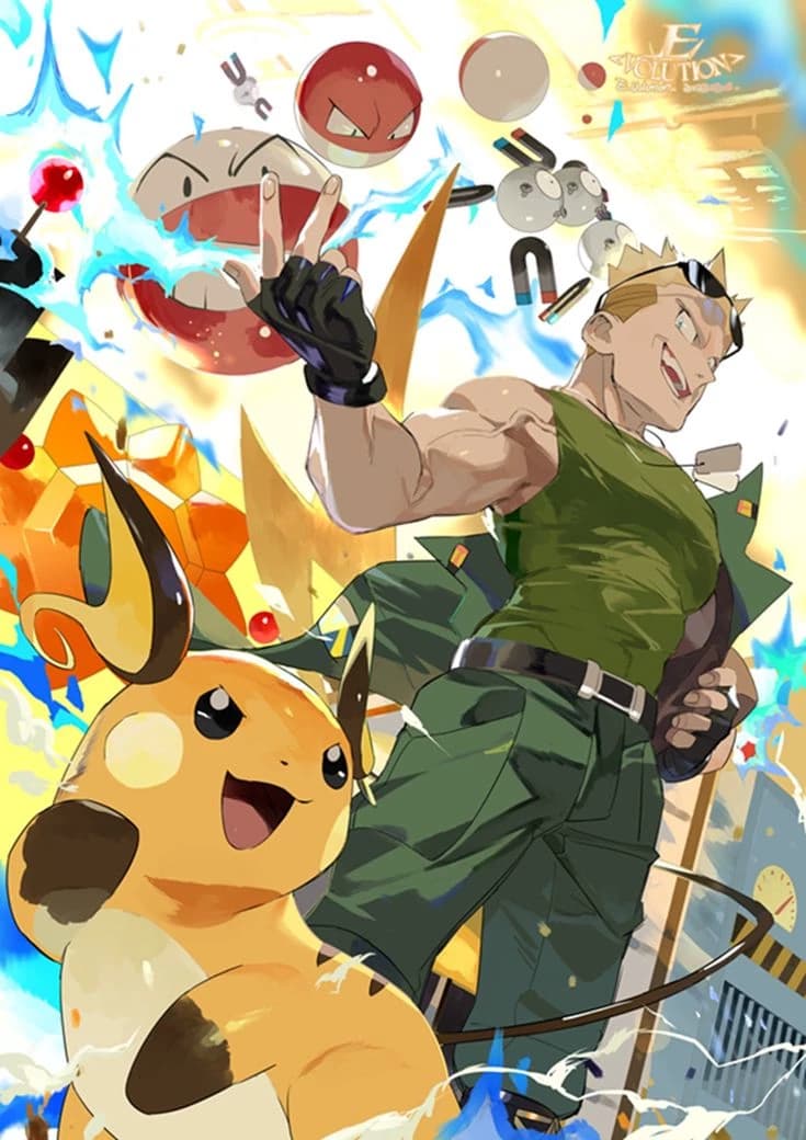 Lt. Surge Pokemon Kanto thumbnail
