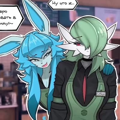 Glaceon and Gardevoir thumbnail