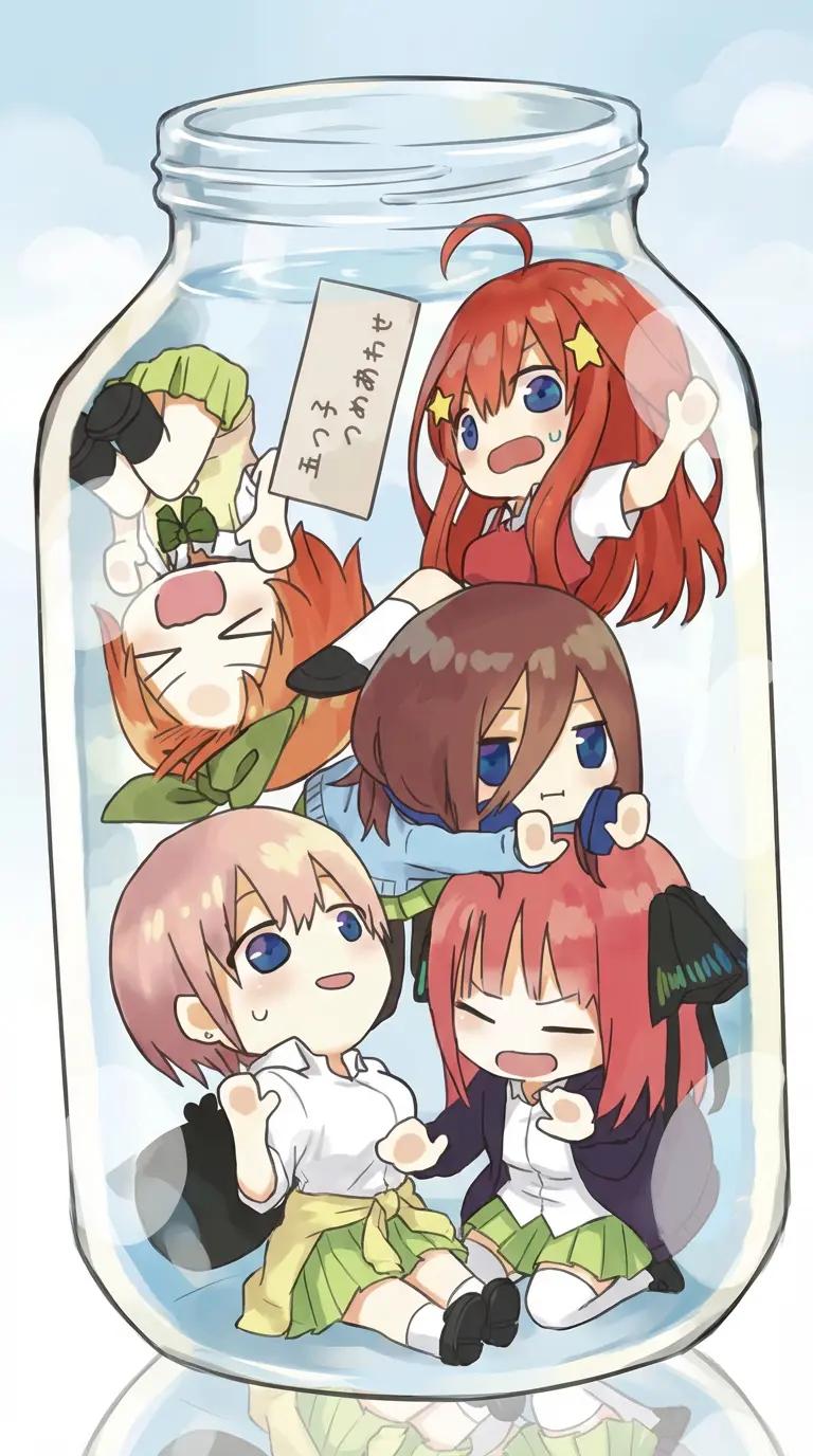 Nakano Quintuplets (Itsuki, Yotsuba, Miku, Nino, Ichika) thumbnail