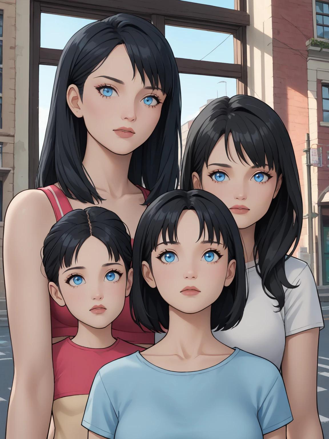 Mother Sarah and three daughters Sofi, Lara and Rem thumbnail