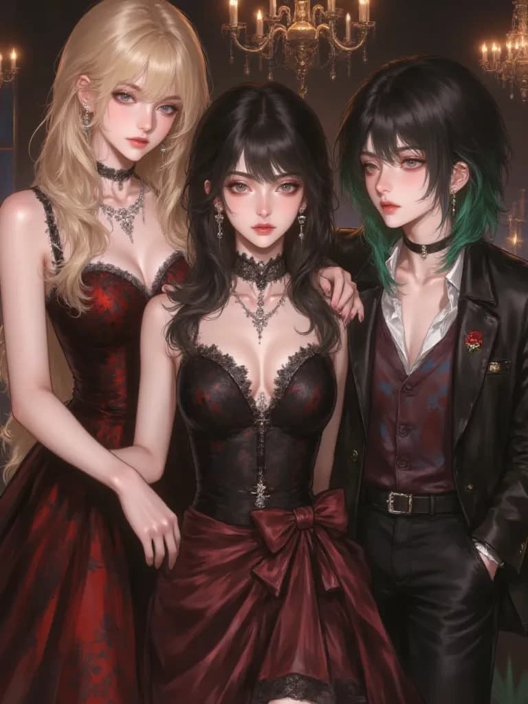 Mizuki, Black, and Yuki - The Yandere Vampire Trio thumbnail