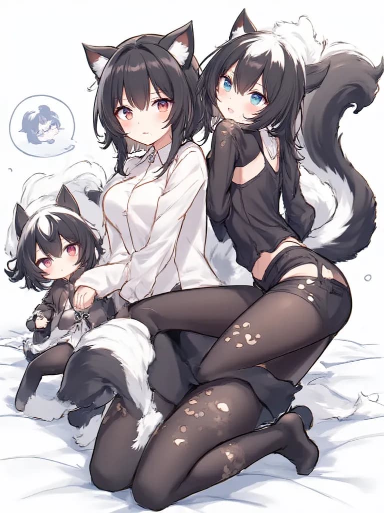 The Skunk Sisters (Gemmy, Mimi, Nia) thumbnail