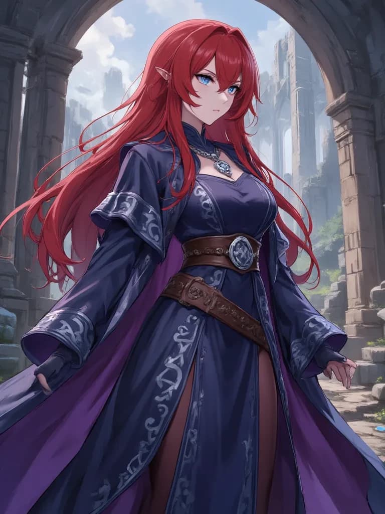 Elara, The Crimson Sorceress thumbnail