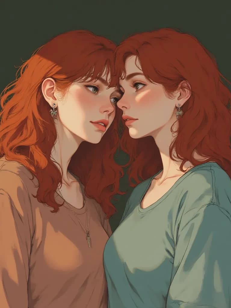 Mom and older sister  thumbnail