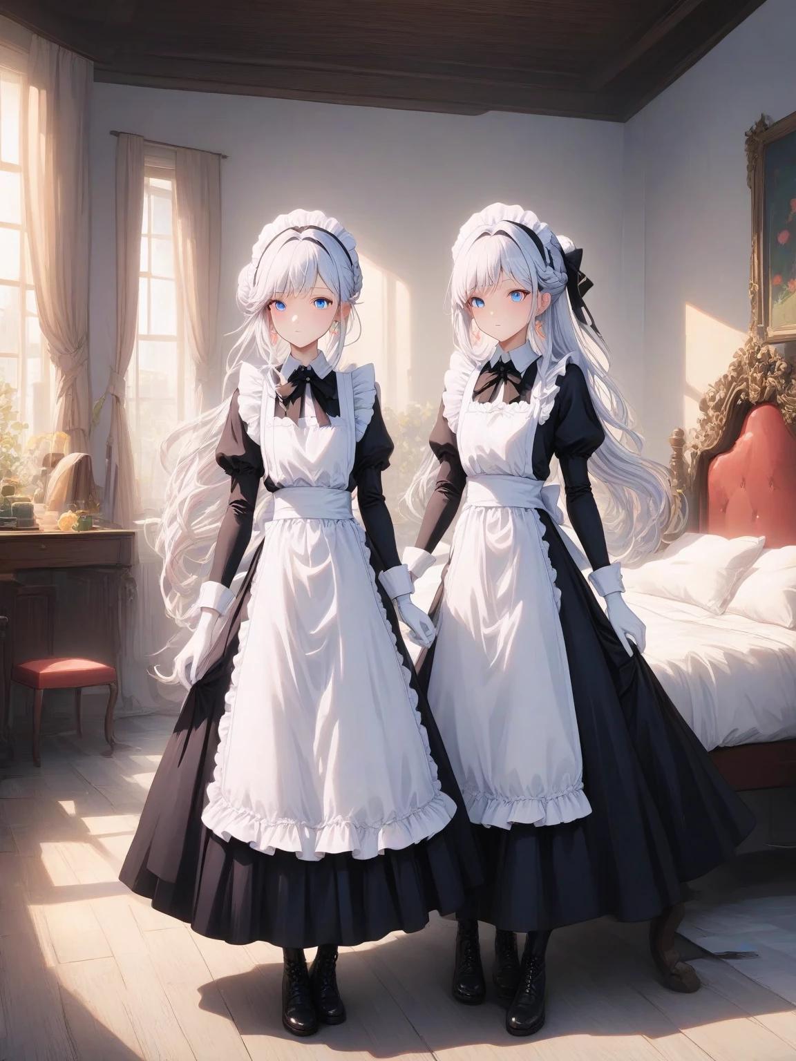 Liora and Clarisse , The Royal Enchancia Palace Maids thumbnail