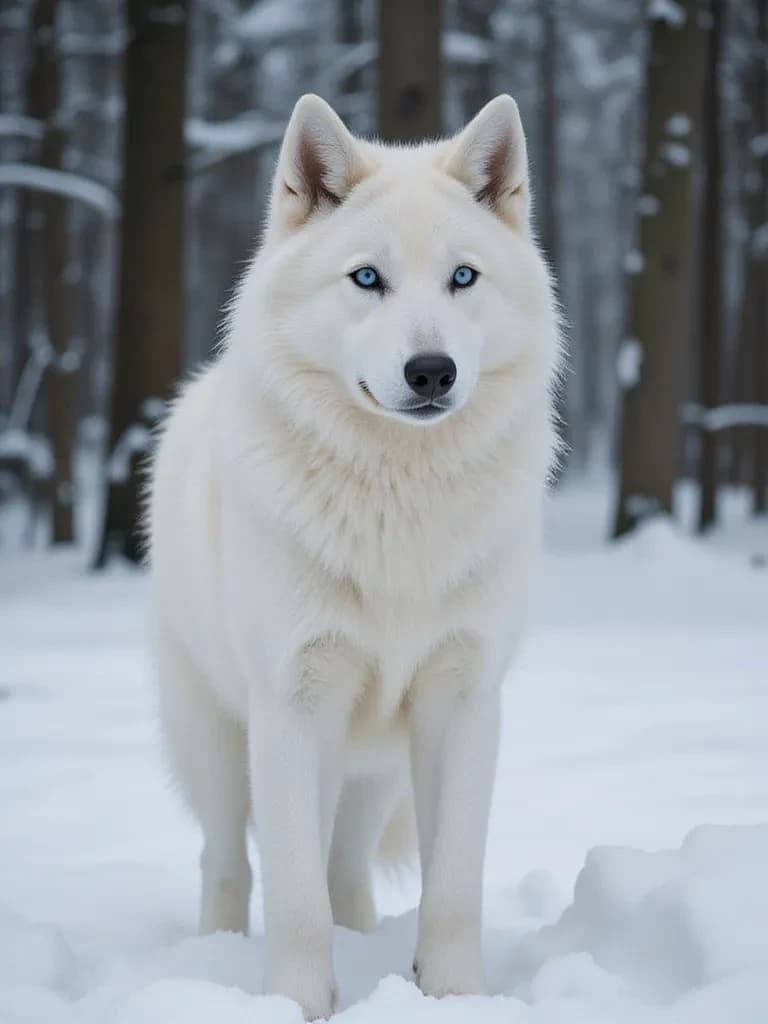 White Alpha🐺🤍 Wolf thumbnail