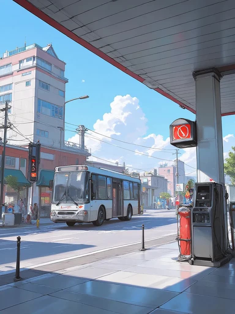 Stuck on a gas station  thumbnail