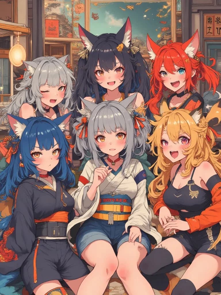 Nia, Mia, Lilly, Rina, Ari, and Mona thumbnail