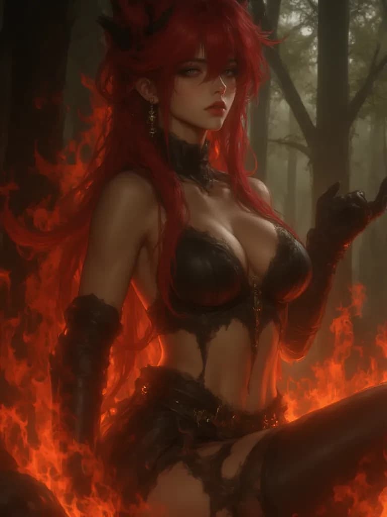 Scarlett (fire nymph) thumbnail