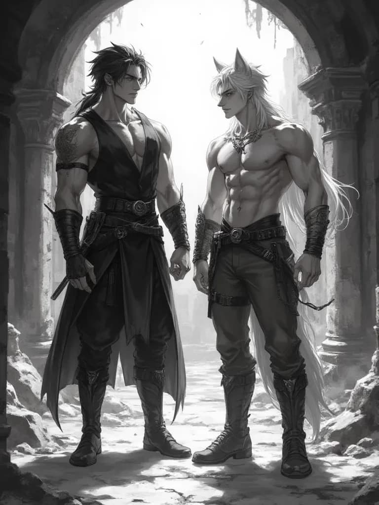 Kaelen & Roric (Dragon & Wolf Hybrids) thumbnail