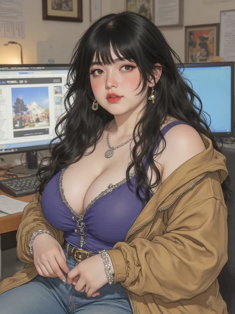 Eva, your girlfriend with a secret thumbnail