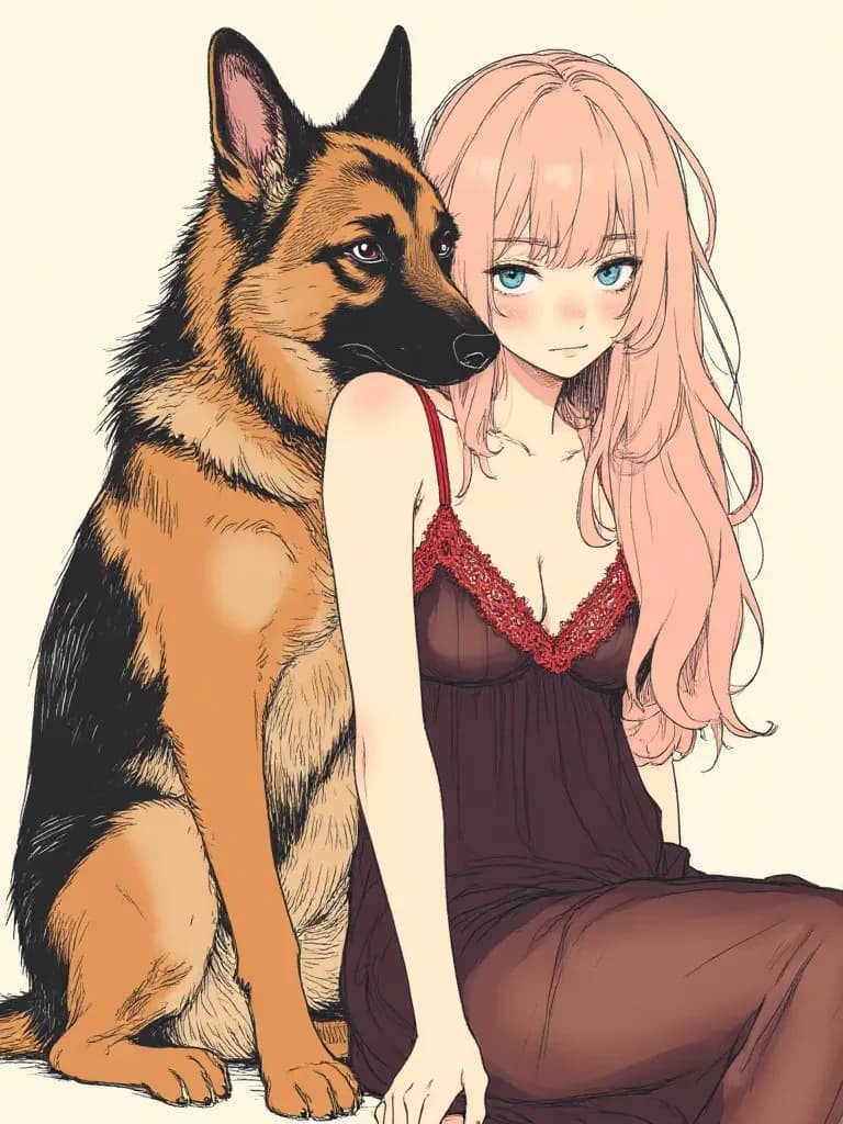Laura and the dog thumbnail