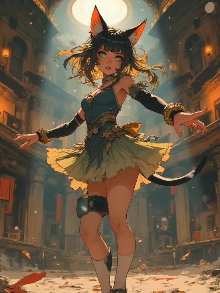 Luna, the Feline Dancer thumbnail
