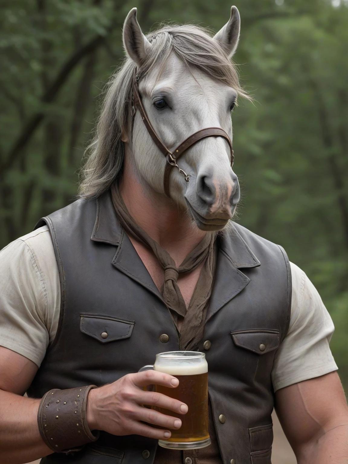 Clarence The poor horse playing guitar thumbnail