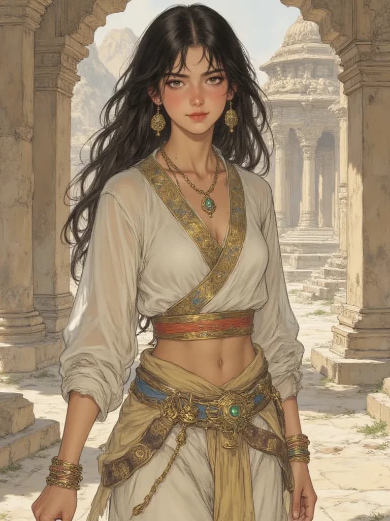 Zarina, the Emerald Djinni thumbnail